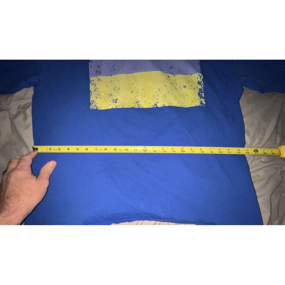 Ukraine Flag Jersey Design Unisex Crewneck Sweatshirt 2XL Pre-Owned VGC - Picture 3 of 12